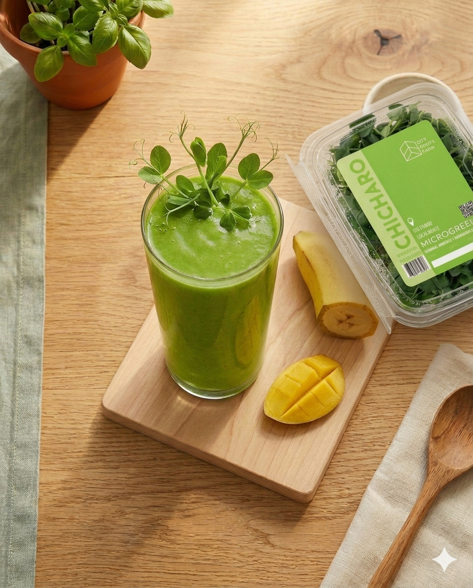 Green smoothie con Chícharo
